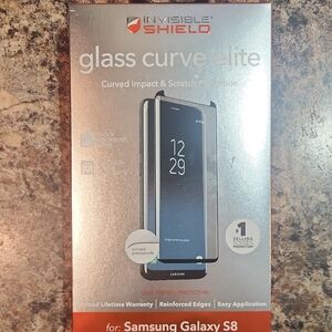 Glass Curve Elite Screen Protector for Samsung Galaxy S8 - Black